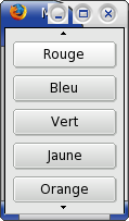Exemple d'un menu dfilant